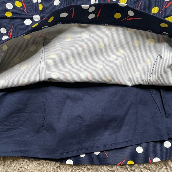 Boden Top Polka Dots V-Neck Cotton - Picture 9 of 14